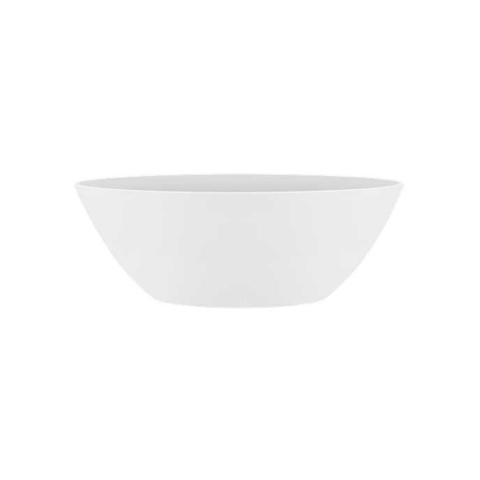 brussels oval 36cm weiss
